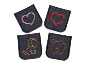 Decorare - Embleme Termoadezive Blug / Petic (10 buc/pachet) Cod: 400389
