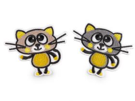 Heart Iron-On Patch (10 pcs/pack) Code: 400363 - Iron-On Patch, Cat (10 pcs/pack) Code: 400404