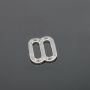 Plastic Bra Slides, 10 mm, White, Black, Transparent (2000 pcs/pack) - 5