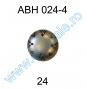 Nasture Plastic Metalizat ABH024-4, Marimea 24 (144 buc/pachet)   - 1
