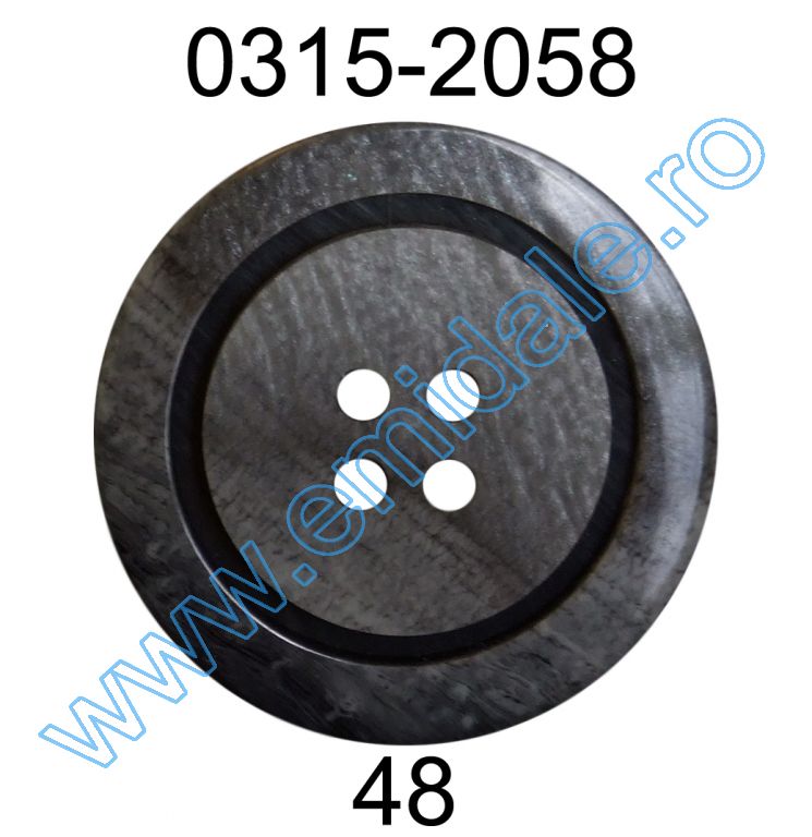 Nasturi Plastic cu Patru Gauri 0315-2058/36 (100 bucati/punga) - 2
