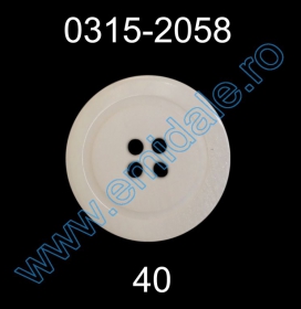 4 Holes Buttons TR43/24, Black (1000 pcs/pack) - Four-Holes Buttons 0315-2058/40 (100 pcs/pack) 