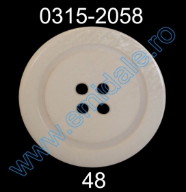 Nasturi DH820/26 (100 bucati/pachet) Nasturi Plastic cu Patru Gauri 0315-2058/48 (100 bucati/punga)