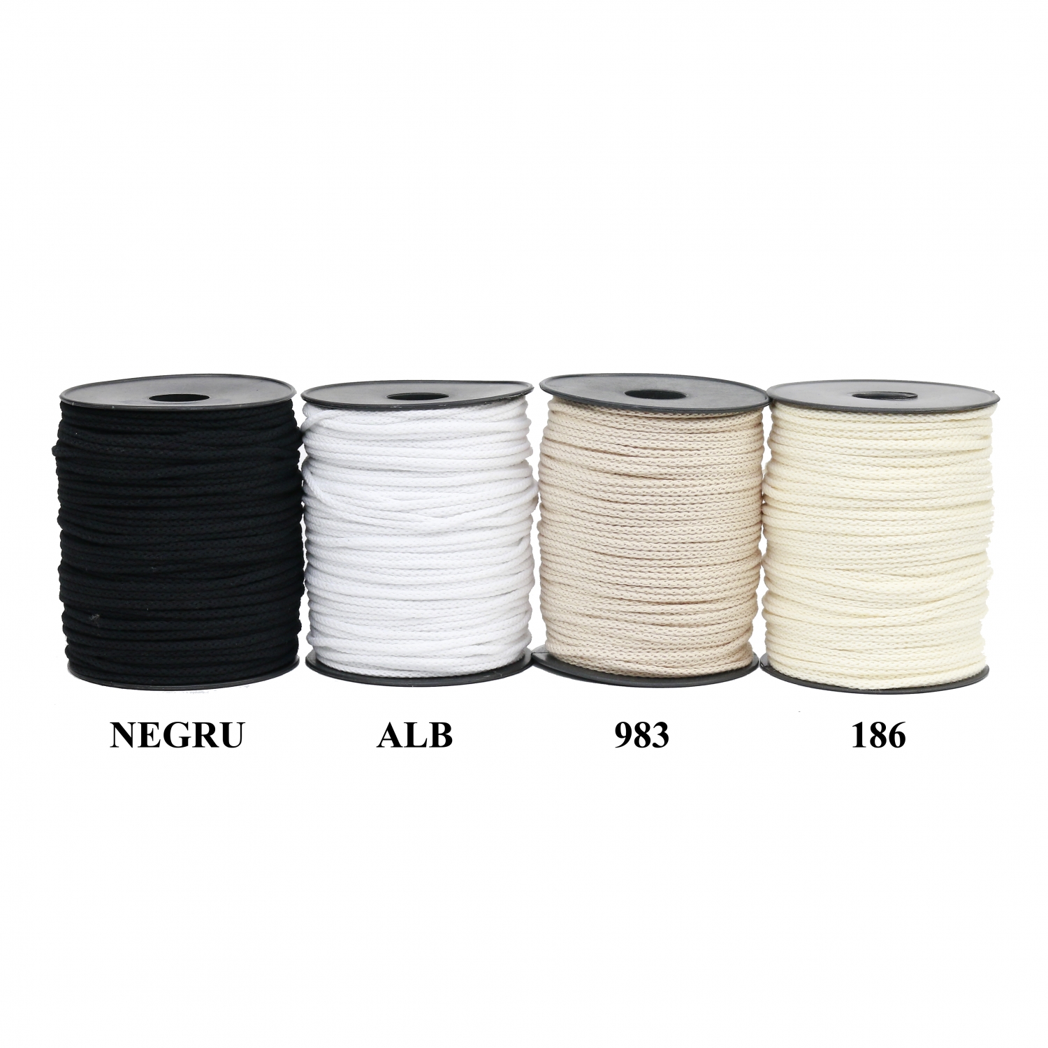 Snur Bumbac 4mm, Diferite Culori (100 m/rola) - 4
