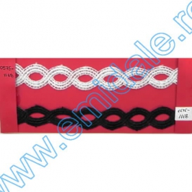 Dantela J10646 (24 yards/rola) Alb Dantela 0575-1168 (13,72 m/rola)