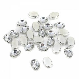 Sew-on Rhinestones - Sew-on Crystals, Size 13x18 mm (100 pcs/pack)Code: R11784