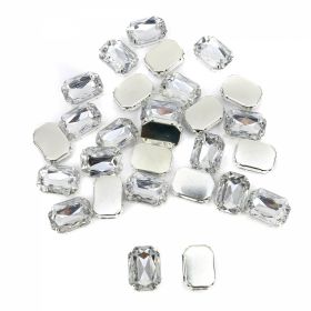 Sew-on Rhinestones - Sew-on Crystals, Size 18x25 mm (100 pcs/pack)Code: R11785