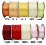 Satin Ribbon, Double Sided, width 3 mm (100 yards/roll) - 3