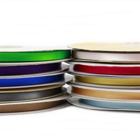 Satin Ribbon, Double Sided, width 20 mm (50 meters/roll) - Satin Ribbon, Double Sided, width 6 mm (50 meters/roll)