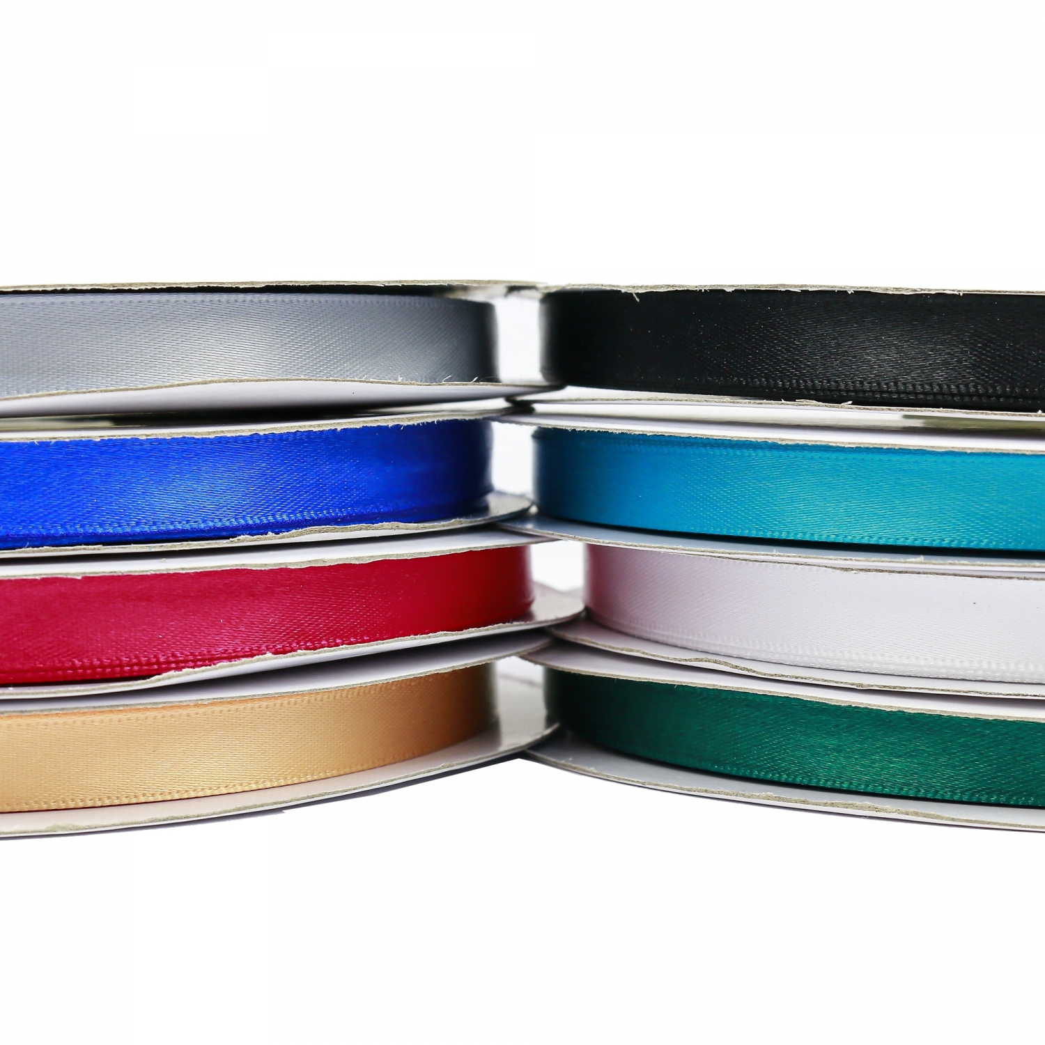 Satin Ribbon, Double Sided, width 10 mm (50 meters/roll)