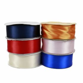 Satin Ribbon, Double Sided, width 20 mm (50 meters/roll) - Satin Ribbon, Double Sided, latime 50 mm (50 meters/roll