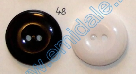 Nasturi cu Patru Gauri 0313-1300/44 (100 buc/punga) Culoare: Negru Nasturi Plastic cu Doua Gauri 0312-0575/48 (100 bucati/pachet)