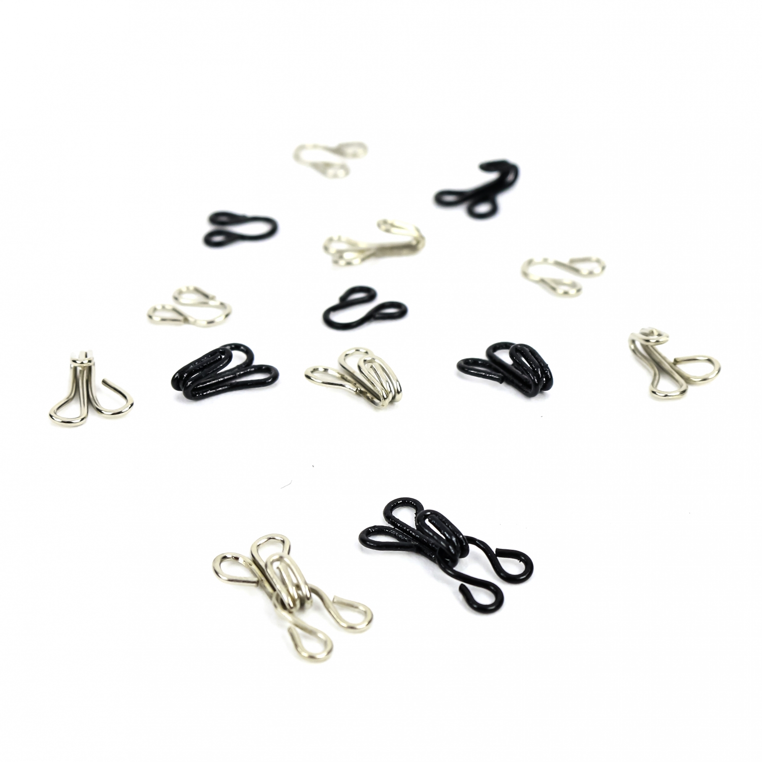 Hook and Eye Clasps, 18 mm (1728 sets/pack) Code: MB-2143